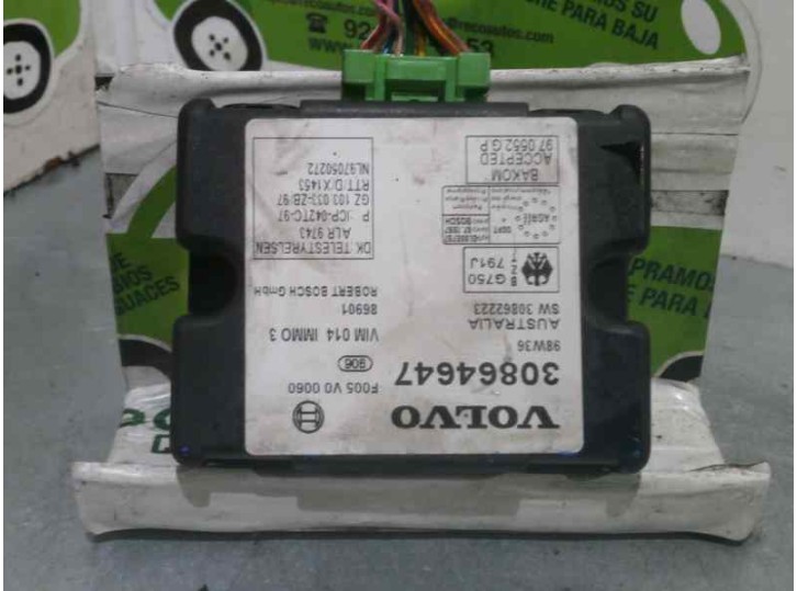Recambio de modulo electronico para volvo v40 familiar td referencia OEM IAM 30864647 F005V00060 BOSCH