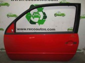 Recambio de puerta delantera izquierda para volkswagen lupo (6x1/6e1) 1.4 16v referencia OEM IAM 6X3831051AJ ROJO 3P