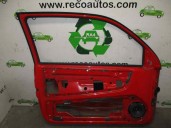 Recambio de puerta delantera izquierda para volkswagen lupo (6x1/6e1) 1.4 16v referencia OEM IAM 6X3831051AJ ROJO 3P