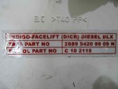 Instrument cluster replacement part for Tata Indigo Marina 1.4 OEM IAM reference 288954209909N 