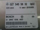 Recambio de centralita abs para mercedes-benz clase e (w210) berlina 3.2 v6 18v cat referencia OEM IAM 0275455632 0265109451 BOS