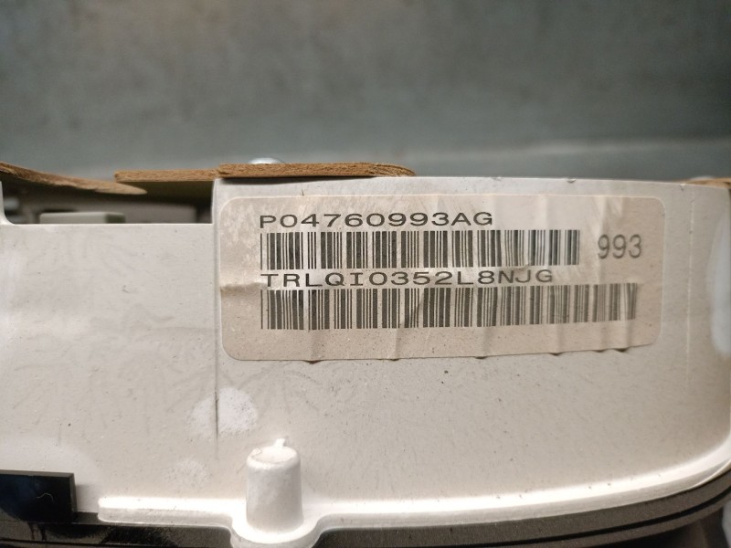 Recambio de cuadro instrumentos para chrysler sebring (jr) 2.0 referencia OEM IAM P04760993AG P04760993AG 