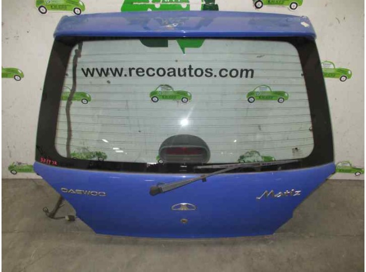 Recambio de porton trasero para daewoo matiz 0.8 cat referencia OEM IAM AZUL 5 PUERTAS