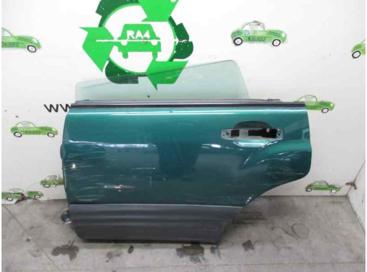Replacement left rear door for Subaru Forester S10 (SF) 2.0 cat OEM IAM reference GREEN 5 DOORS