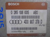 Recambio de centralita abs para audi a4 berlina (b5) 1.9 tdi referencia OEM IAM 4D0907379D 0265108005 BOSCH
