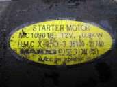 Replacement starter motor for Hyundai Accent (X3) 1.5 GS OEM IAM reference 3610021740 MC109018 MANDO