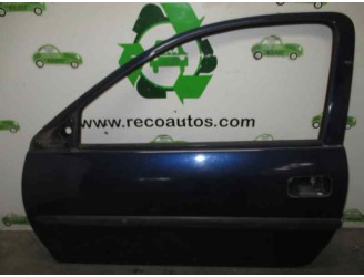 Recambio de puerta delantera izquierda para opel corsa b 1.4 cat (2h6) referencia OEM IAM 128200 AZUL OSCURO 3P