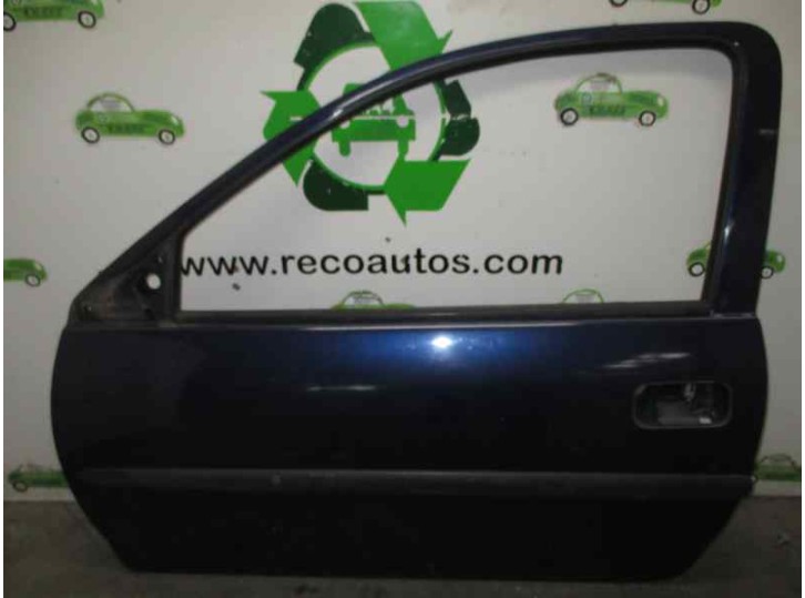 Recambio de puerta delantera izquierda para opel corsa b 1.4 cat (2h6) referencia OEM IAM 128200 AZUL OSCURO 3P