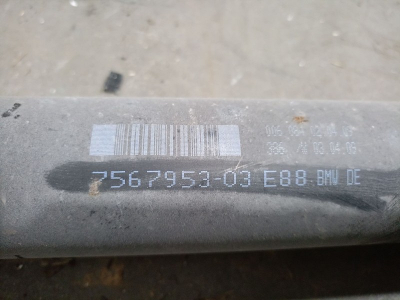 Recambio de transmision central para bmw 1 (e87) 116 d referencia OEM IAM 7567953 26107567953 SUELO BURRA 1A