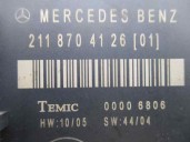 Recambio de centralita cierre para mercedes-benz clase e (w211) berlina 3.0 cdi cat referencia OEM IAM 2118704126 00006806 TEMIC