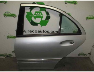 Recambio de puerta trasera izquierda para mercedes-benz clase c (w203) berlina 2.2 cdi cat referencia OEM IAM A2037300705 GRIS 4