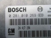 Recambio de centralita motor uce para opel vectra b berlina 2.0 dti referencia OEM IAM 24417194 0281010269 BOSCH
