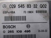 Recambio de centralita abs para mercedes-benz clase a (w168) 1.4 cat referencia OEM IAM 0295458332 0265109496 BOSCH