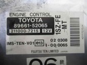 Recambio de centralita motor uce para toyota yaris (ncp1/nlp1/scp1) 1.0 cat referencia OEM IAM 8966152065 FUJITSU - 2110007215