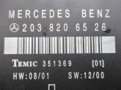 Recambio de centralita cierre para mercedes-benz clase c (w203) berlina 2.2 cdi cat referencia OEM IAM 2038206526  