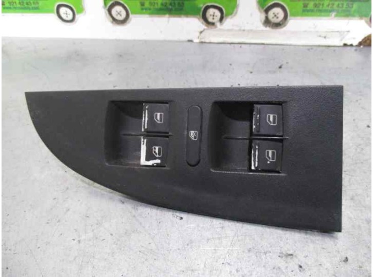 Recambio de mando elevalunas delantero izquierdo para seat leon (1p1) 1.6 referencia OEM IAM 1P0959857 061601S 