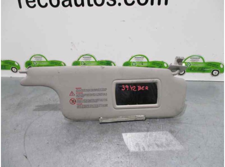 Recambio de parasol derecho para renault megane ii classic berlina 1.9 dci diesel referencia OEM IAM 