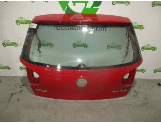 Recambio de porton trasero para volkswagen golf v berlina (1k1) 2.0 tdi referencia OEM IAM ROJO 3 PUERTAS