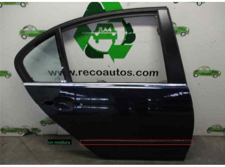 Recambio de puerta trasera derecha para bmw serie 3 berlina (e46) 2.0 16v diesel cat referencia OEM IAM 7034154 AZUL OSCURO 4 PU