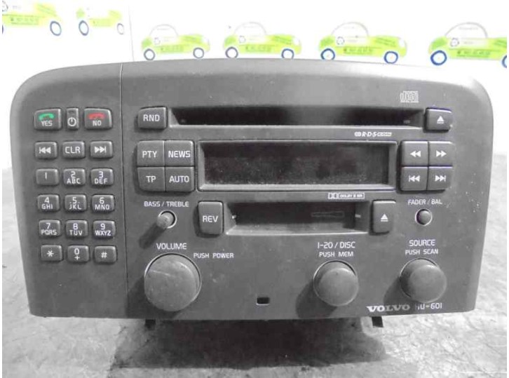 Replacement audio system / CD radio for Volvo S80 saloon 2.8 bi-turbo cat OEM IAM reference 96965641 