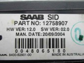 Recambio de pantalla multifuncion para saab 9-5 familiar 3.0 v6 tid cat referencia OEM IAM 84006290100 AAPL