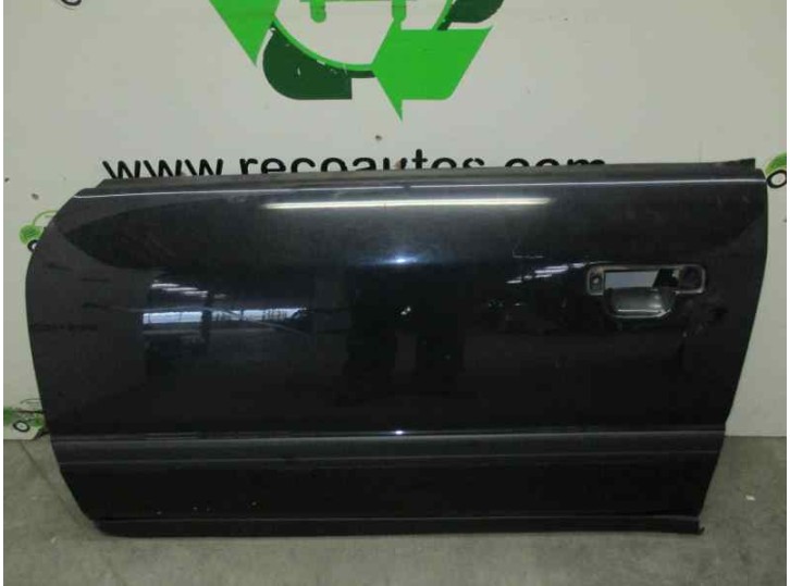 Replacement front left door for Audi 100 Saloon (C4) 2.8 V6 CAT (AAH) OEM IAM reference 4A0831051 BLACK 4D