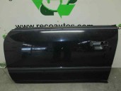 Replacement front left door for Audi 100 Saloon (C4) 2.8 V6 CAT (AAH) OEM IAM reference 4A0831051 BLACK 4D