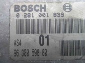 Recambio de centralita motor uce para citroën saxo 1.5 d sx referencia OEM IAM 9630059880 0281001839 BOSCH