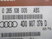 Recambio de centralita abs para audi a4 berlina (b5) 1.8 referencia OEM IAM 4D0907379D 0265108005 BOSCH
