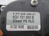 Recambio de potenciometro pedal para seat ibiza (6l1) 1.9 tdi referencia OEM IAM 6Q1721503B 6PV00849501 HELLA