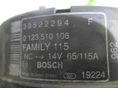 Recambio de alternador para chrysler voyager (gs) 2.5 turbodiesel referencia OEM IAM 38522294F 0123510106 BOSCH
