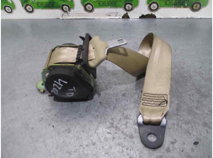 Recambio de cinturon seguridad trasero derecho para peugeot 407 2.0 16v hdi fap cat (rhr / dw10bted4) referencia OEM IAM 9644073