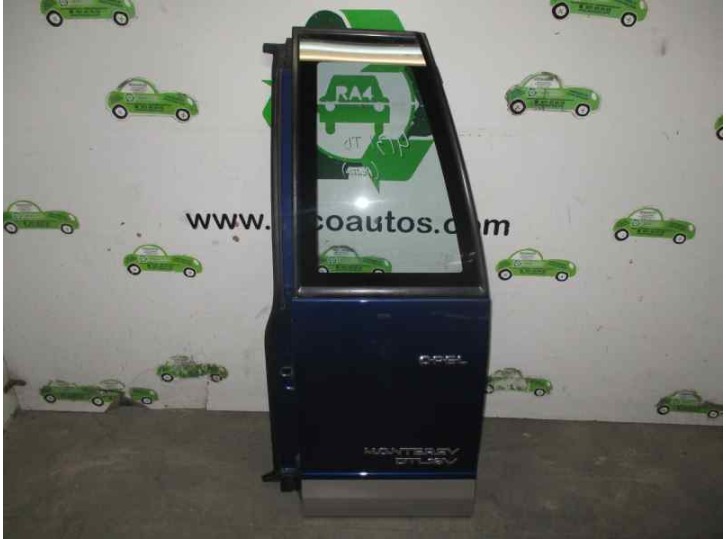 Recambio de porton trasero para opel monterey 3.0 dti cat referencia OEM IAM TRASERO DERECHO AZUL 6 PUERTAS