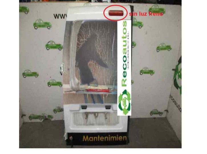 Replacement rear left door for Ford Transit Connect (TC7) 1.8 TDCi CAT OEM IAM reference REAR TAILGATE WHITE 4 DOORS