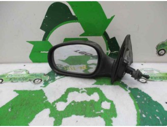 Replacement left side mirror for Daewoo Lanos 1.5 cat OEM IAM reference 96304167 BLACK MANUAL