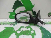 Replacement left side mirror for Daewoo Lanos 1.5 cat OEM IAM reference 96304167 BLACK MANUAL