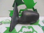 Replacement left side mirror for Daewoo Lanos 1.5 cat OEM IAM reference 96304167 BLACK MANUAL