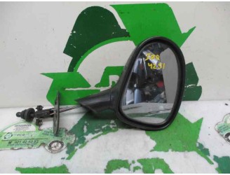 Recambio de retrovisor izquierdo para daewoo matiz 0.8 cat referencia OEM IAM NEGRO MANUAL
