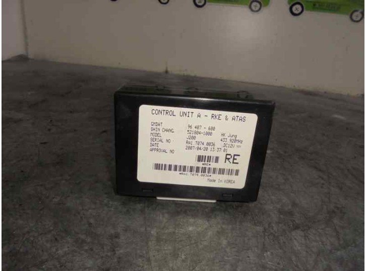Replacement check control unit for Chevrolet Nubira saloon 2.0 diesel cat OEM IAM reference 96407680 5218041000 