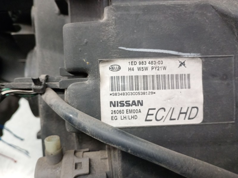 Recambio de faro izquierdo para nissan tiida hatchback (c11) 1.5 dci referencia OEM IAM 26060EM00A 26060EM00A 