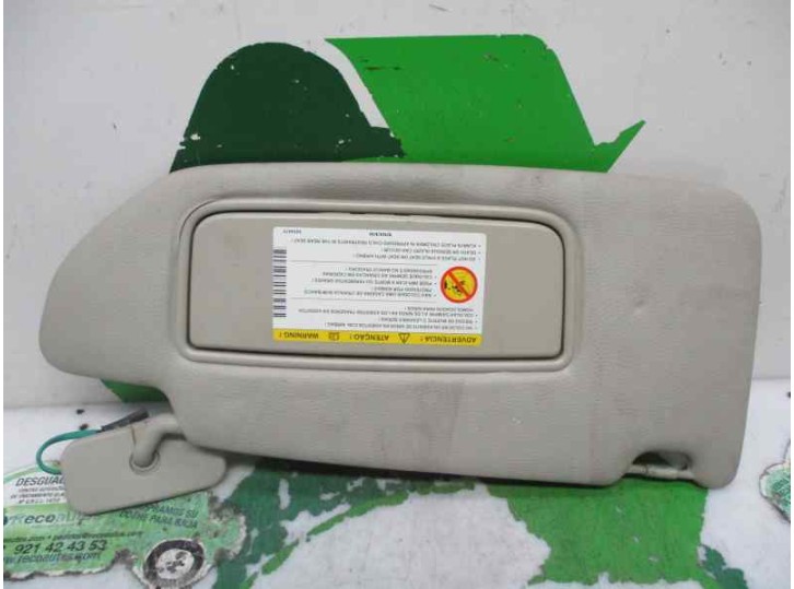 Recambio de parasol derecho para volvo s60 berlina 2.4 diesel cat referencia OEM IAM 