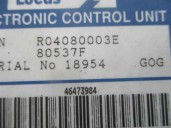 Recambio de centralita motor uce para fiat brava (182) 1.9 turbodiesel referencia OEM IAM 46473984 R04080003E LUCAS