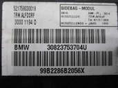 Recambio de airbag lateral delantero izquierdo para bmw serie 3 compacto (e36) 1.9 cat referencia OEM IAM 30823753704U 521758030