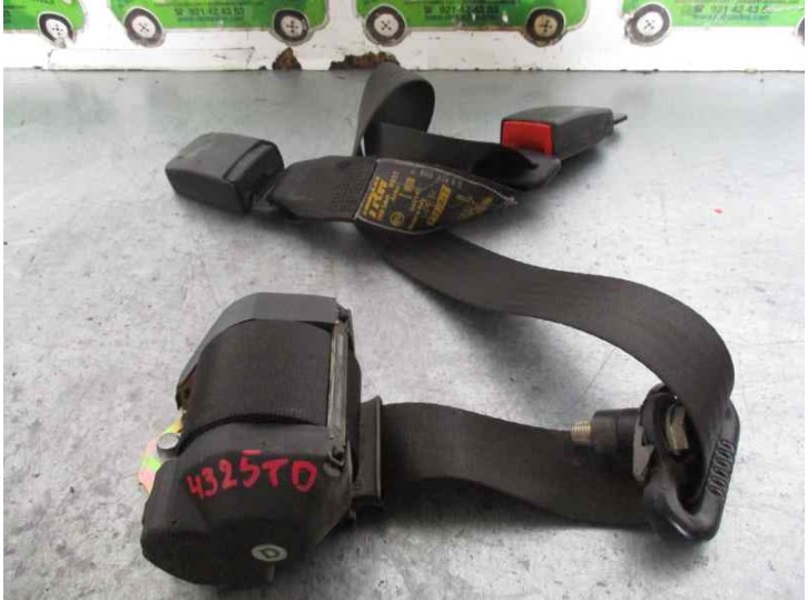 Replacement rear right seatbelt for Fiat Multipla (186) 1.9 JTD CAT OEM IAM reference 5 DOORS