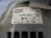 Recambio de alternador para lancia lancia y 1.4 cat referencia OEM IAM 63321640 A115I MAGNETI MARELLI