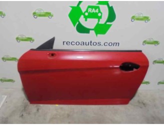 Replacement front left door for Hyundai Coupé (GK) 2.0 16V CAT OEM IAM reference 760032C300 RED 3D