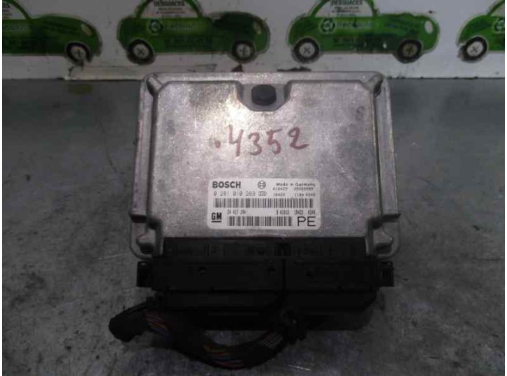 Recambio de centralita motor uce para opel vectra b berlina 2.0 dti referencia OEM IAM 24417194 0281010269 BOSCH
