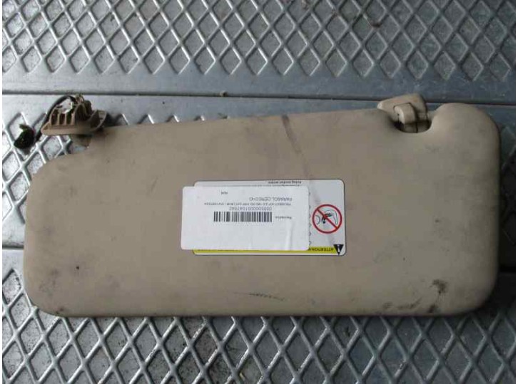 Recambio de parasol derecho para peugeot 407 2.0 16v hdi fap cat (rhr / dw10bted4) referencia OEM IAM 