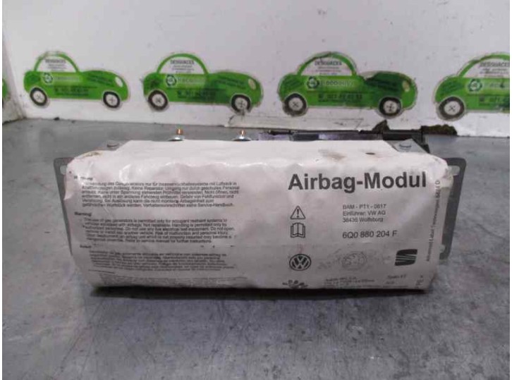 Recambio de airbag delantero derecho para seat ibiza (6l1) hit referencia OEM IAM 6Q0880204F 0022JK0K5VQS 
