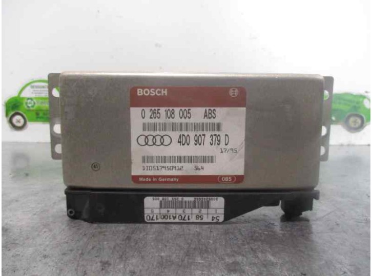 Recambio de centralita abs para audi a4 berlina (b5) 1.8 referencia OEM IAM 4D0907379D 0265108005 BOSCH